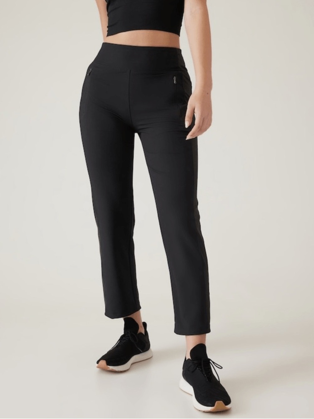 ATHLETA Black Fairway Golf Pants Size 12